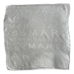 Marc Jacobs grey silk scarf
